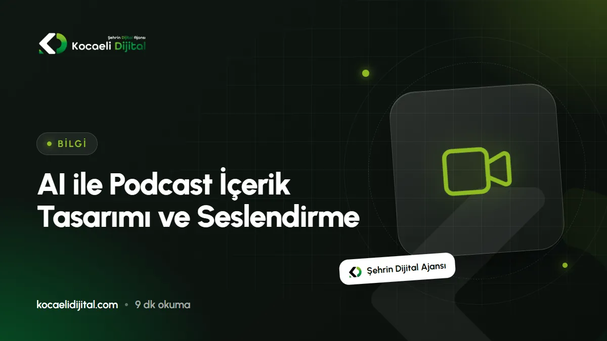 AI ile Podcast İçerik Tasarımı ve Seslendirme